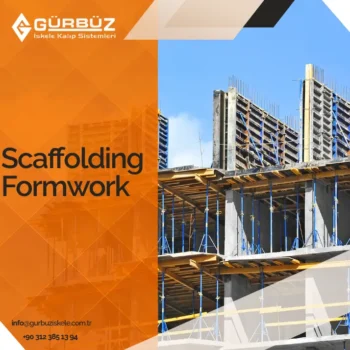 Scaffolding formwork is a temporary structure used to support concrete while it is being poured and cured. It is made up of two main components: the scaffolding and the formwork.