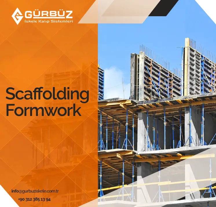 Scaffolding formwork is a temporary structure used to support concrete while it is being poured and cured. It is made up of two main components: the scaffolding and the formwork.