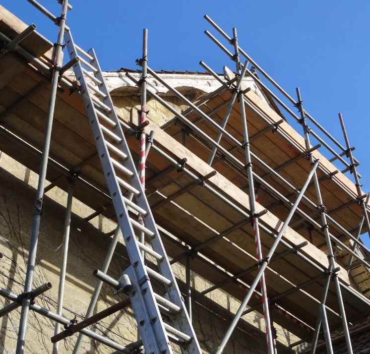 alüminyum tekerlekli iskele